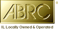 ABRC logo, with text under it saying: 'Illinois Locally owned and operated'